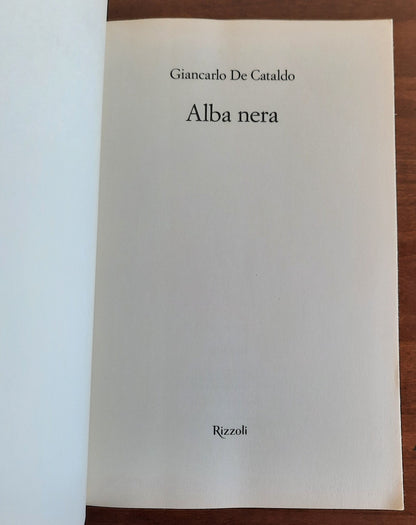 Alba nera - Rizzoli