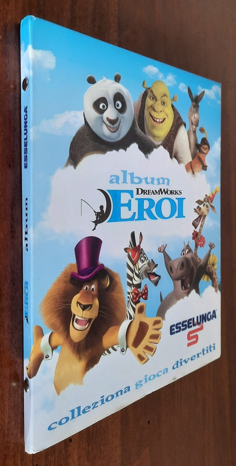 Album figurine Esselunga Dream Works Eroi - Libreria Biellese