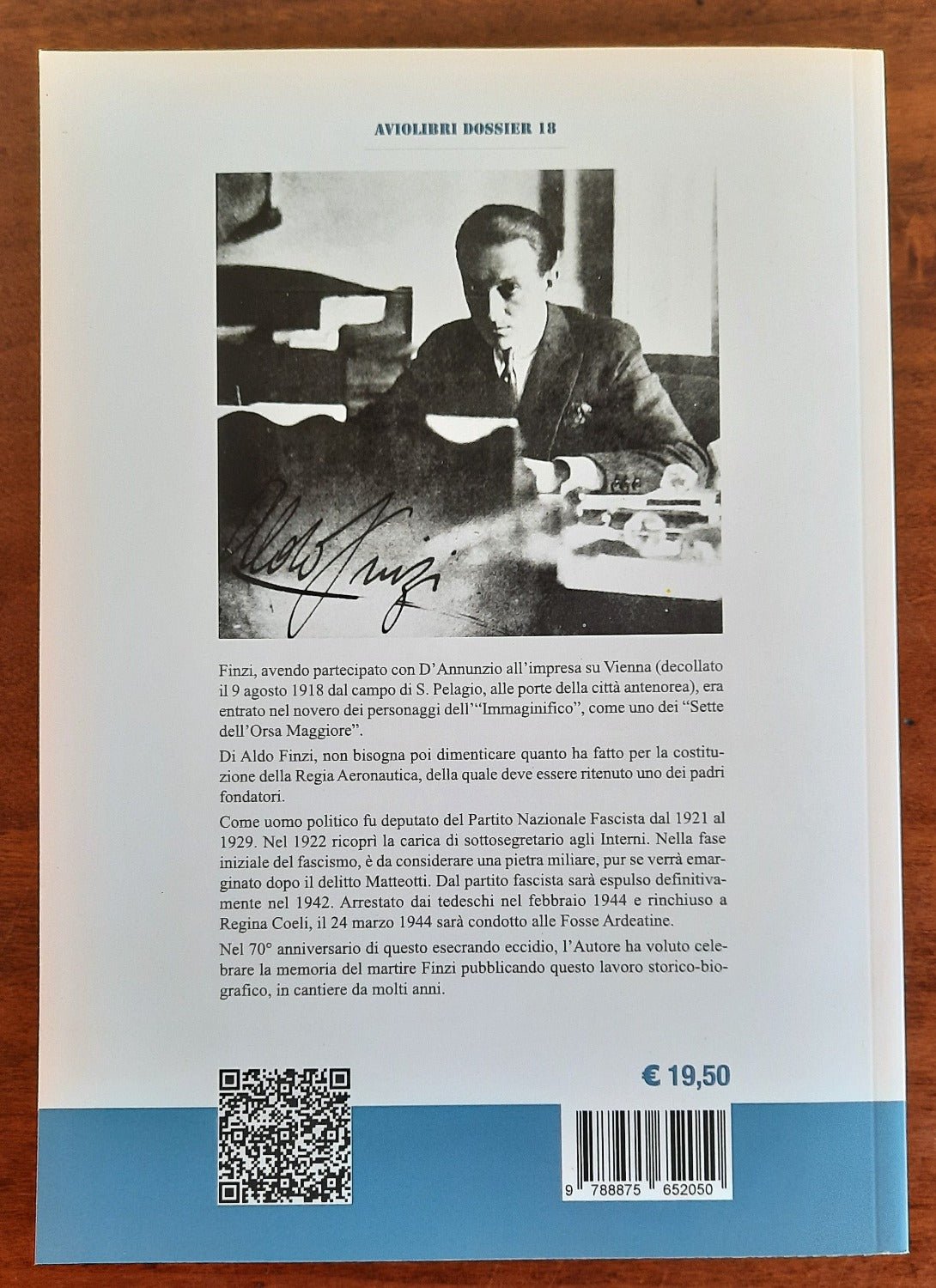 Aldo Finzi. Cofondatore della regia aeronautica e martire delle fosse ardeatine - Libreria Biellese