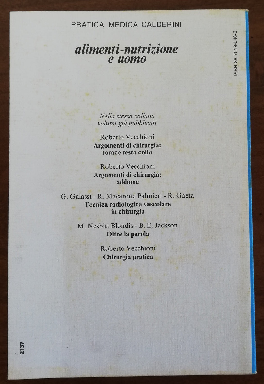 Alimenti-nutrizione e uomo - Calderini - Libreria Biellese