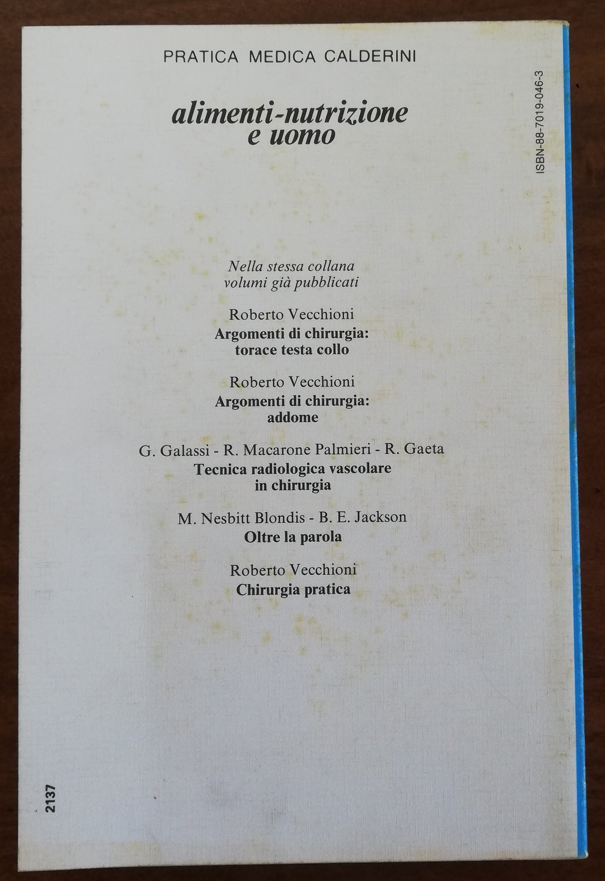 Alimenti-nutrizione e uomo - Calderini - Libreria Biellese