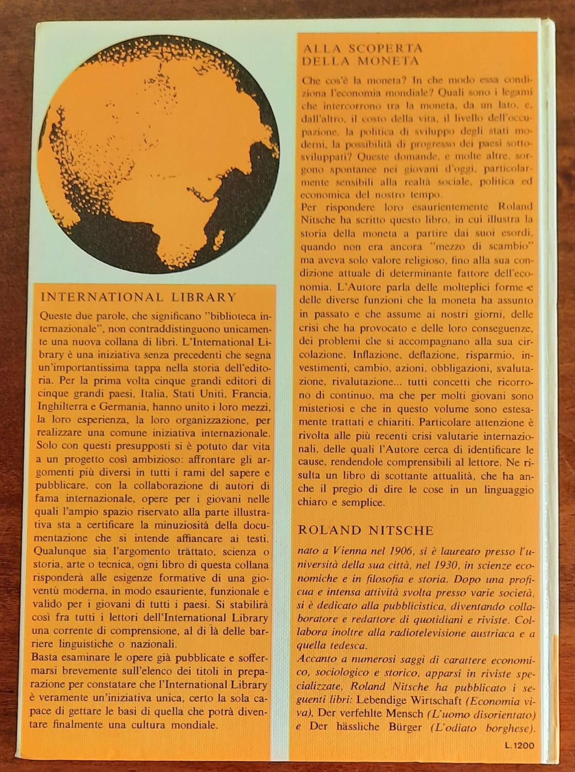 Alla scoperta della moneta - Rizzoli - 1970