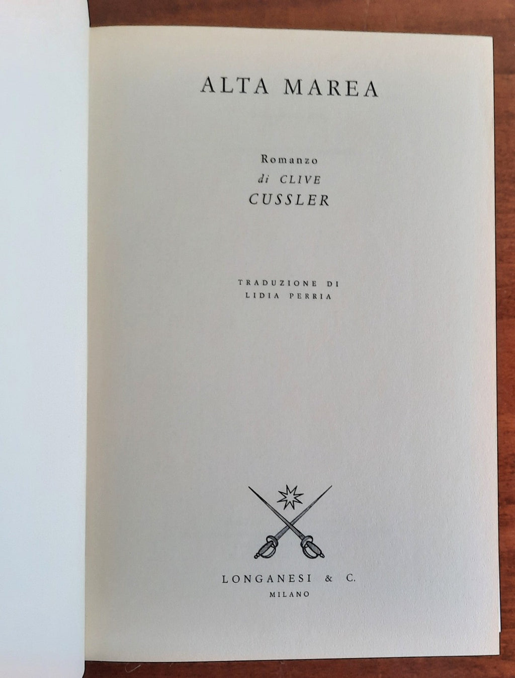 Alta marea - Clive Cussler - Libreria Biellese