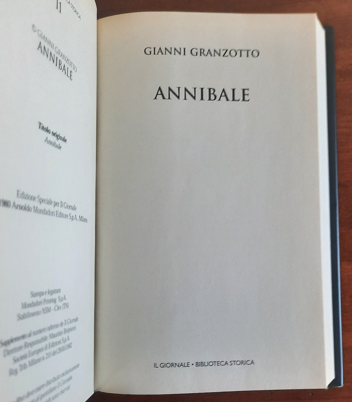 Annibale - Biblioteca Storica