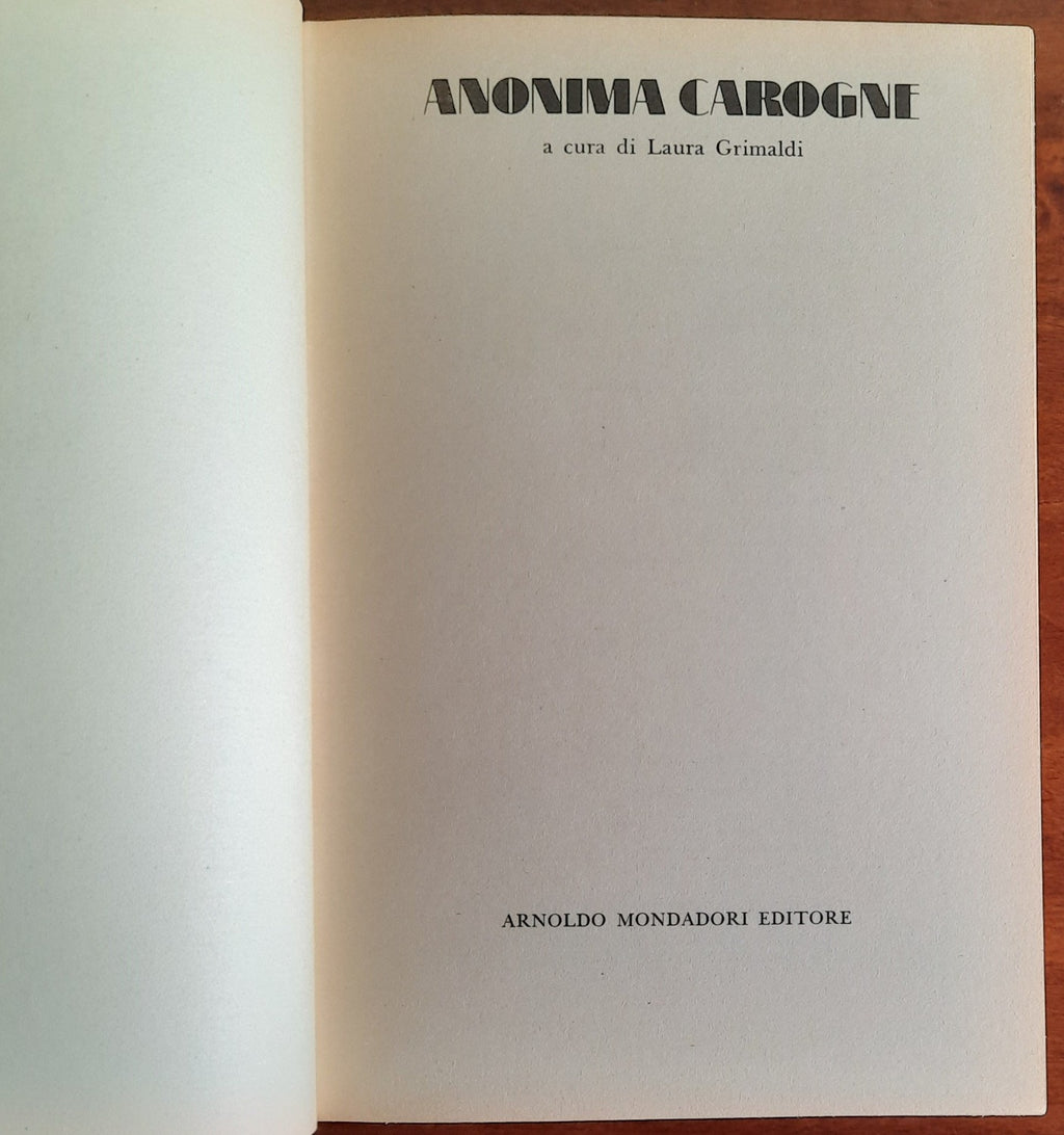 Anonima carogne - Libreria Biellese