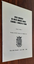 Antica Università dei Mastri minusieri ebanisti legnaiuoli e carrozzai di Torino - Libreria Biellese