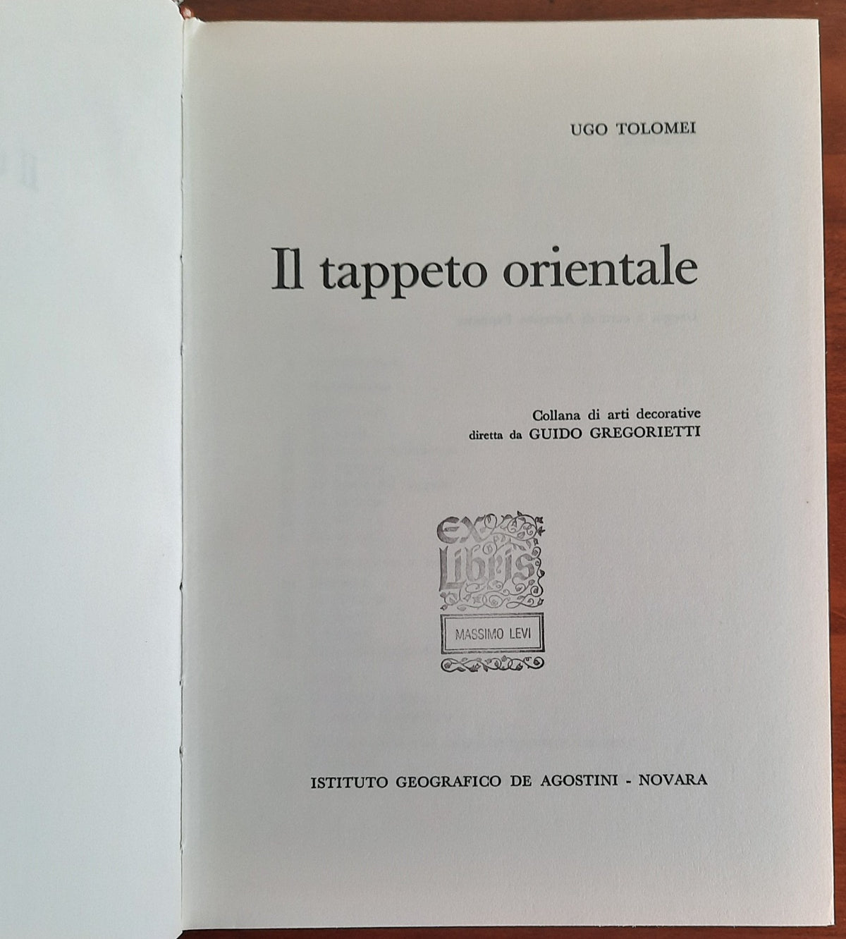 Antiquariato. Il tappeto orientale - Libreria Biellese