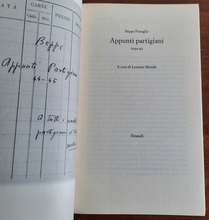 Appunti partigiani 1944-45