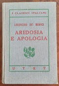 Aridosia e Apologia Rime e Lettere - Libreria Biellese
