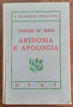Aridosia e Apologia Rime e Lettere - Libreria Biellese