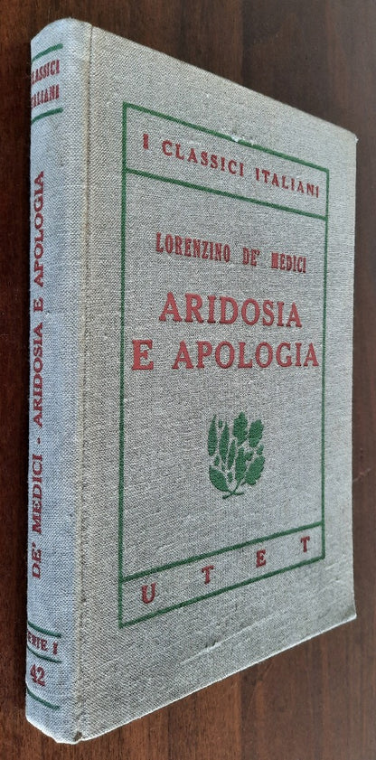 Aridosia e Apologia Rime e Lettere