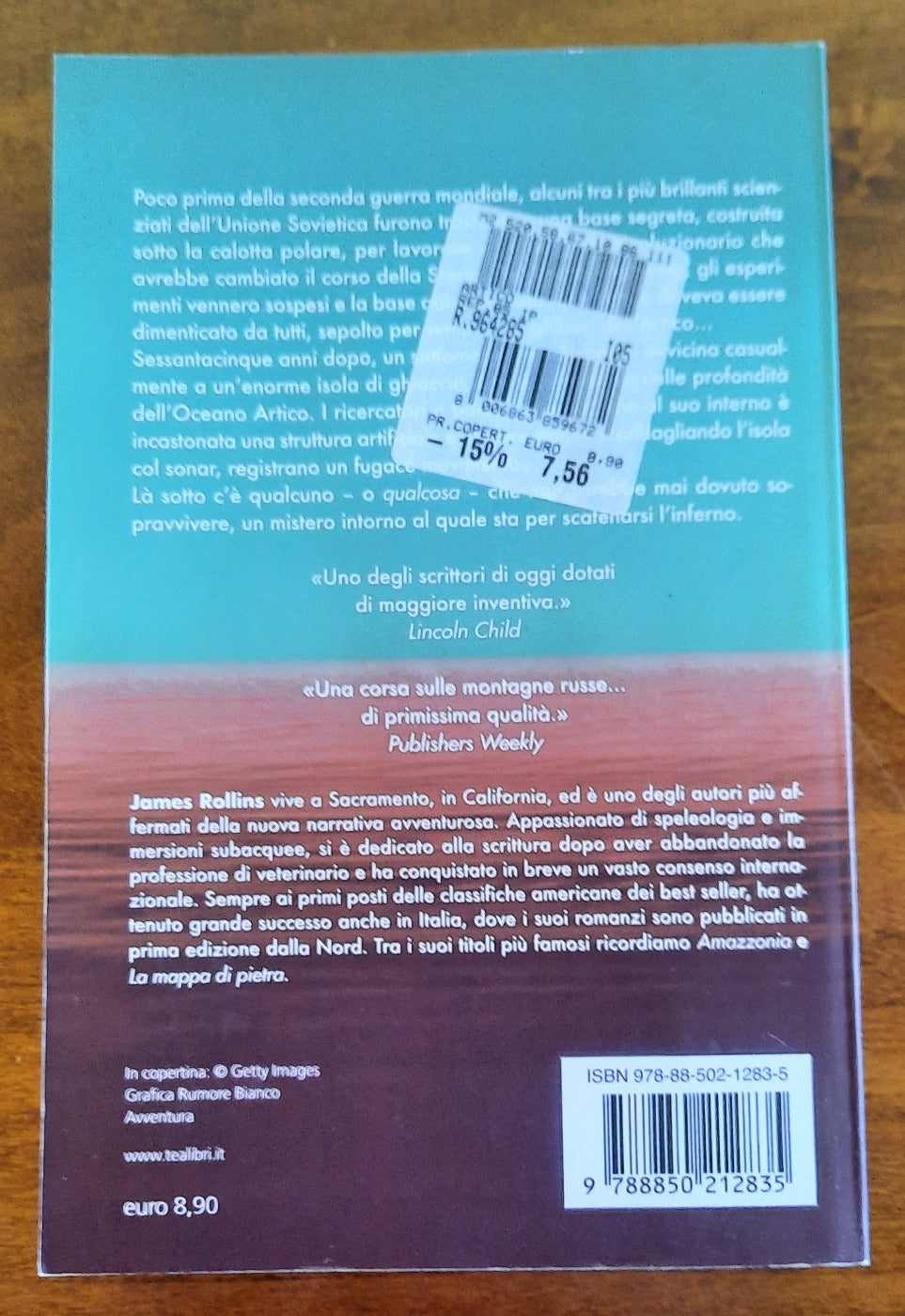 Artico - James Rollins - Tea - Libreria Biellese