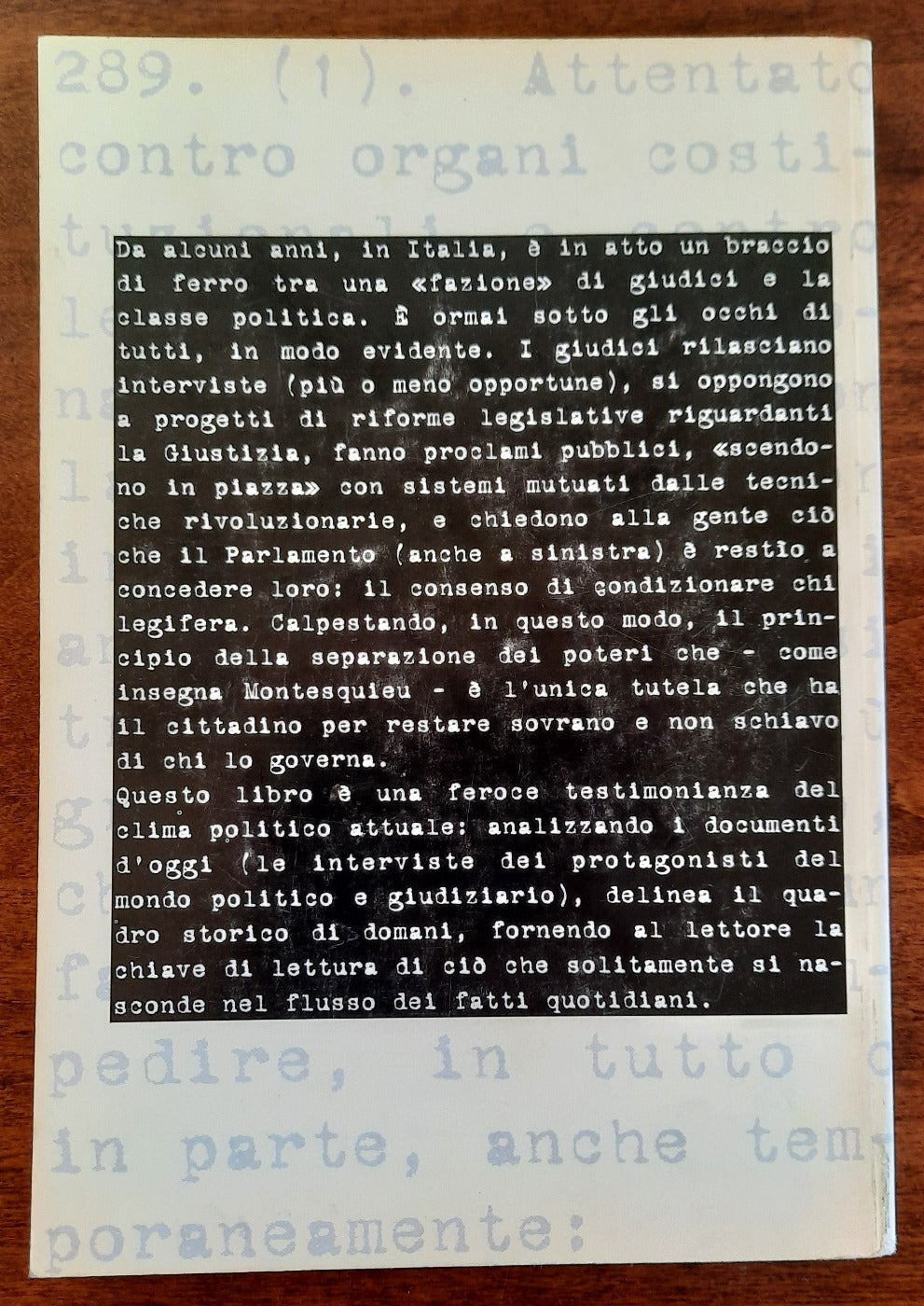 Attentato al governo Berlusconi. Articolo 289 codice penale - Libreria Biellese
