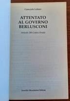 Attentato al governo Berlusconi. Articolo 289 codice penale - Libreria Biellese