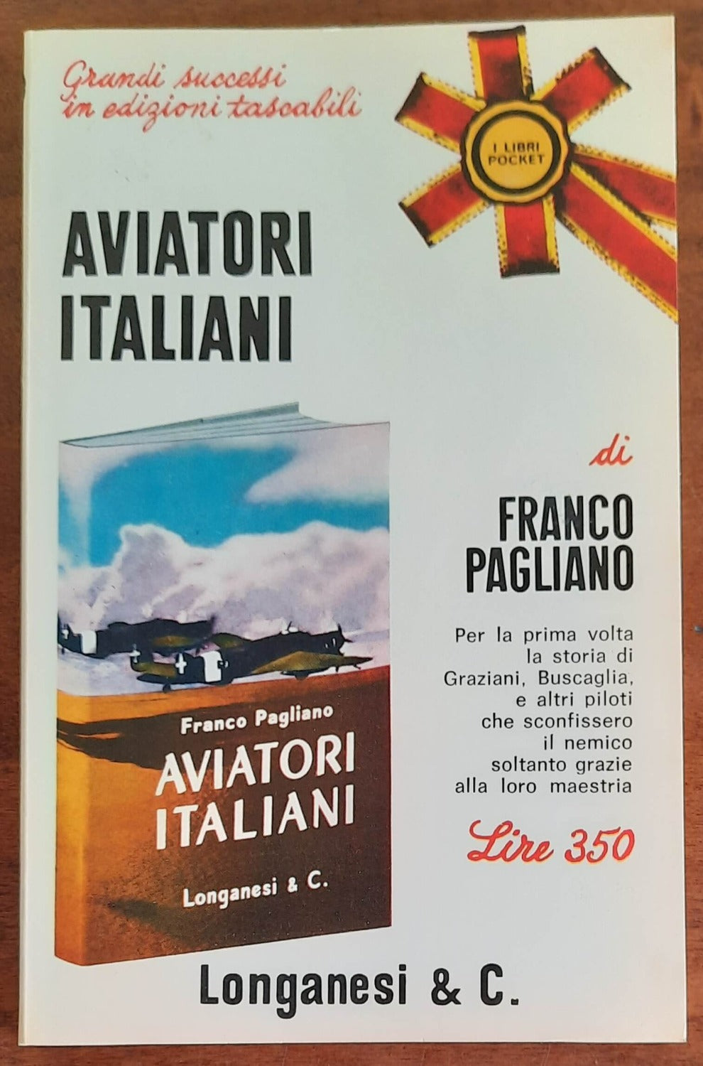 Aviatori italiani - Longanesi - 1969 - Libreria Biellese