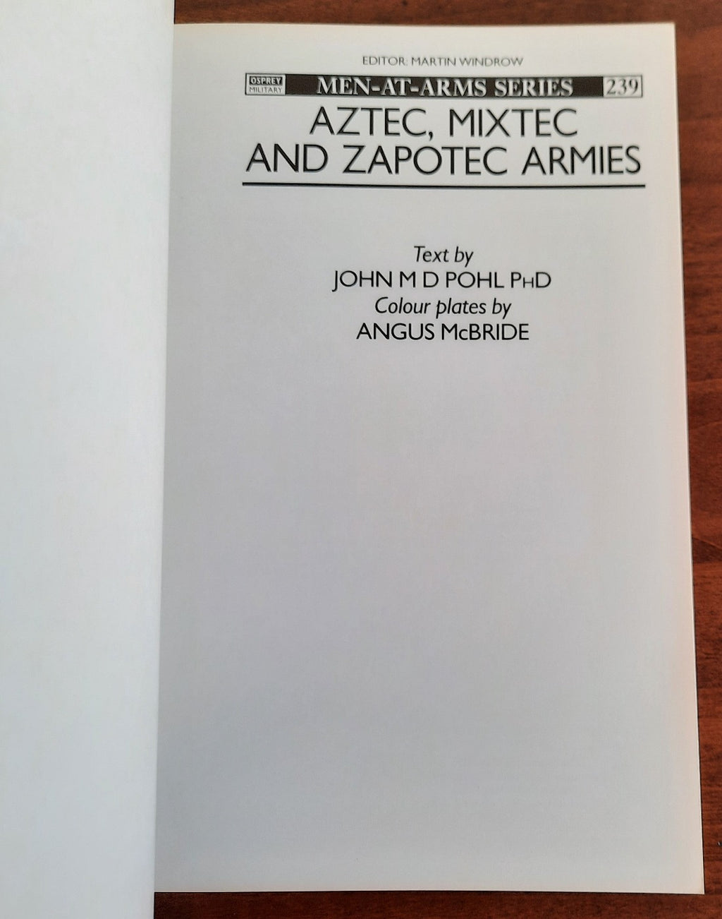Aztec, Mixtec and Zapotec Armies - Libreria Biellese