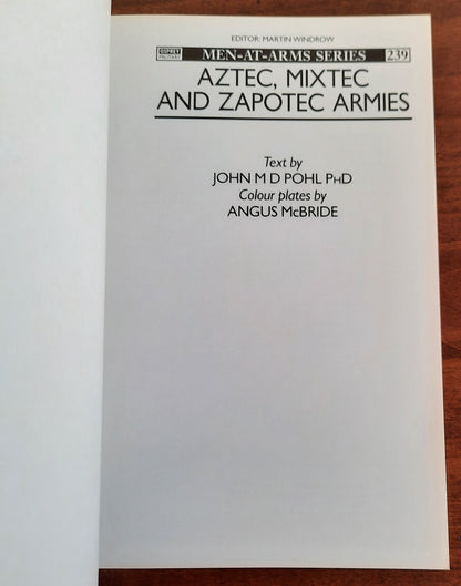 Aztec, Mixtec and Zapotec Armies