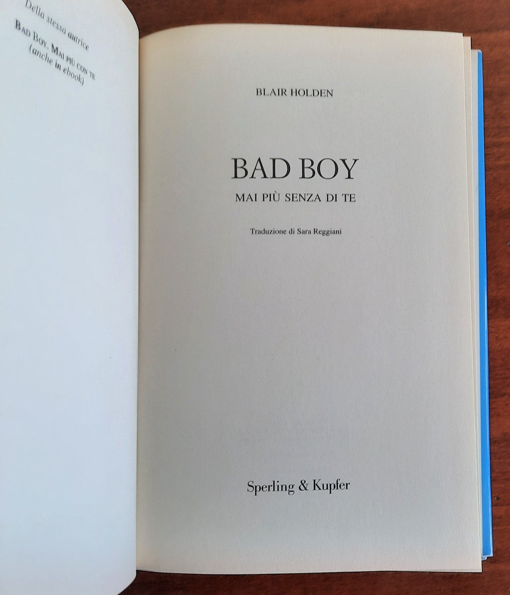 Bad boy. Mai più senza di te - Libreria Biellese