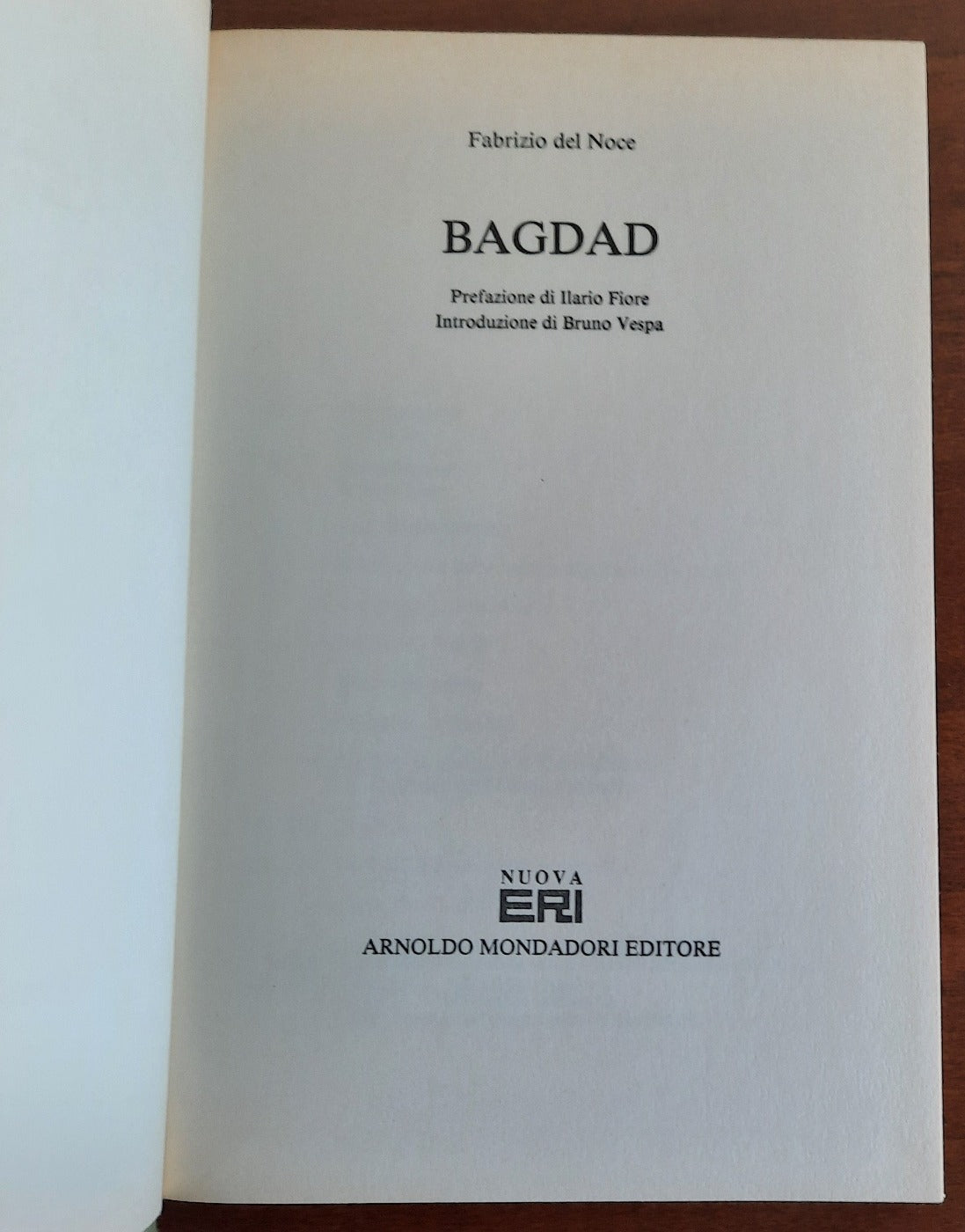 Bagdad - Fabrizio Del Noce - Libreria Biellese