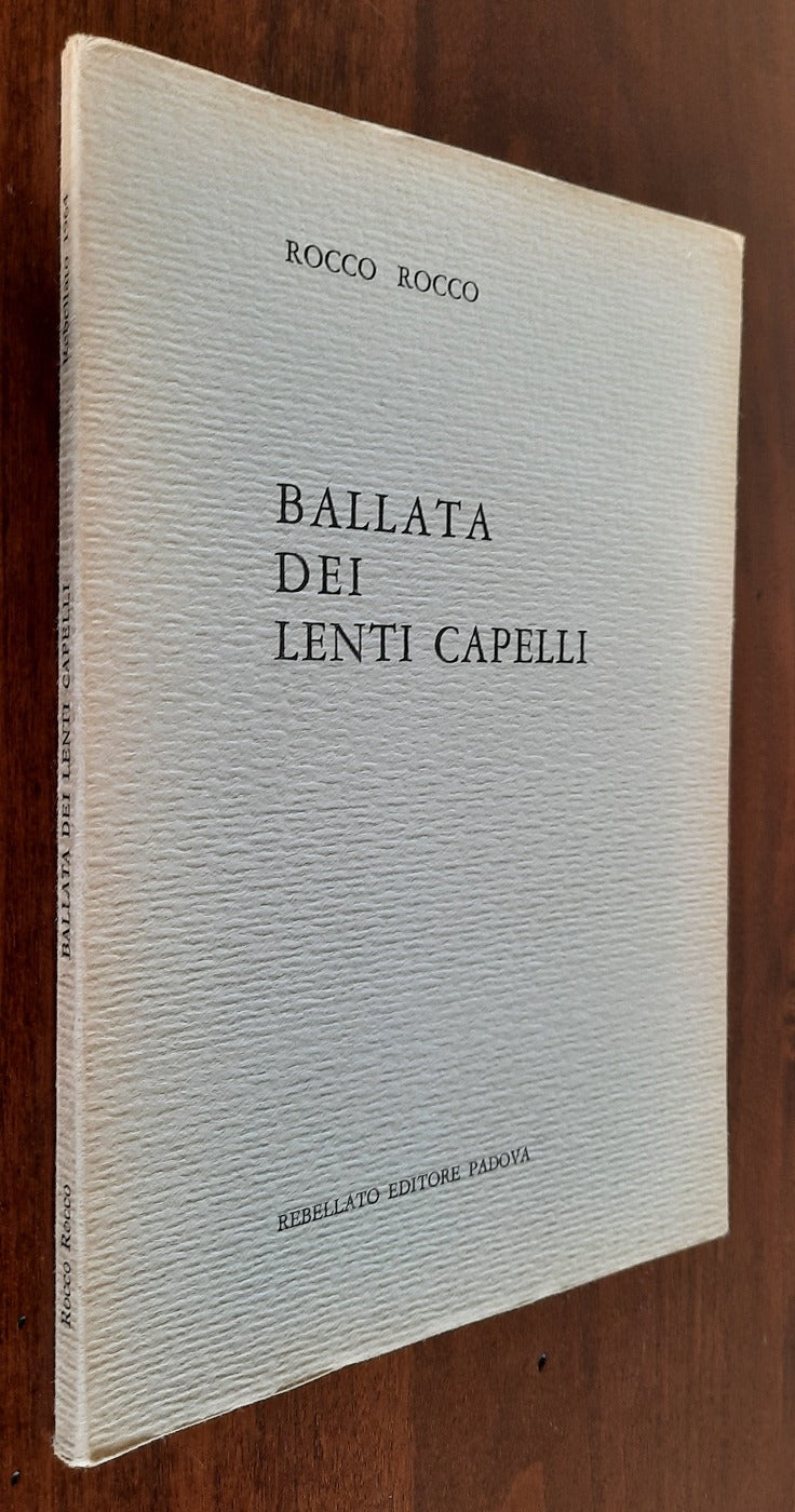Ballata dei lenti capelli - Libreria Biellese