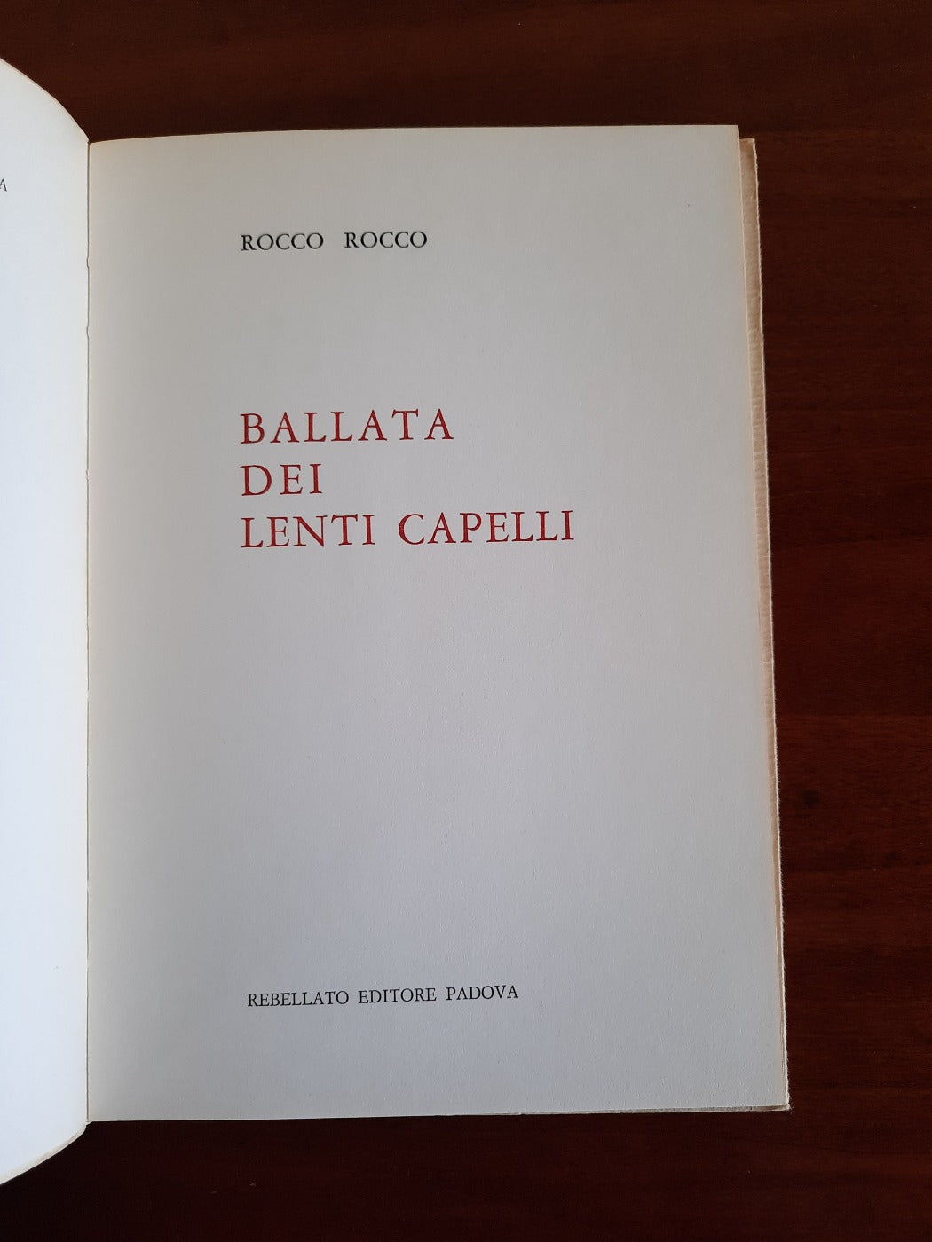 Ballata dei lenti capelli - Libreria Biellese