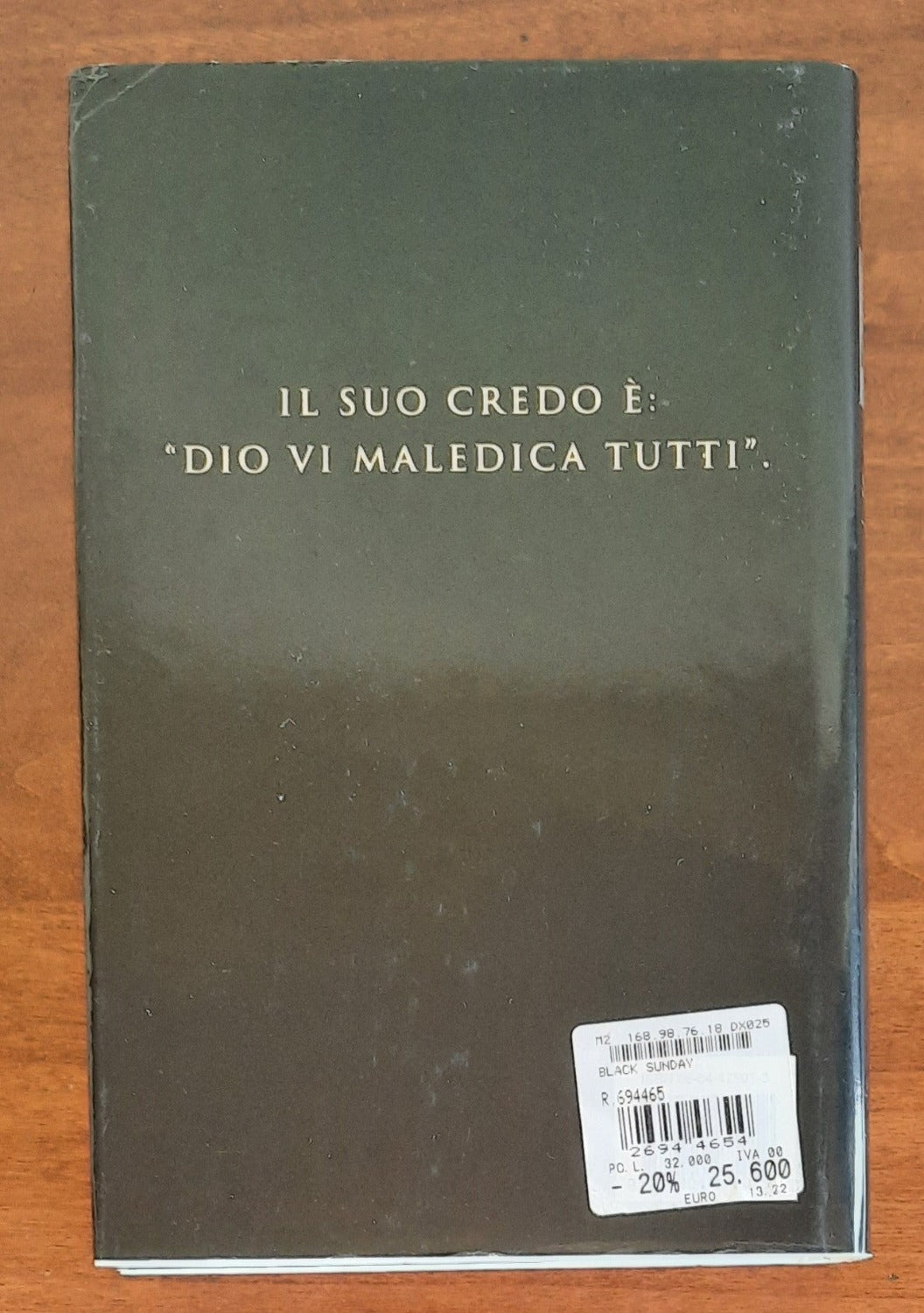 Black Sunday - Libreria Biellese