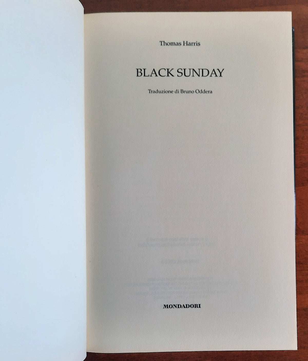 Black Sunday - Libreria Biellese