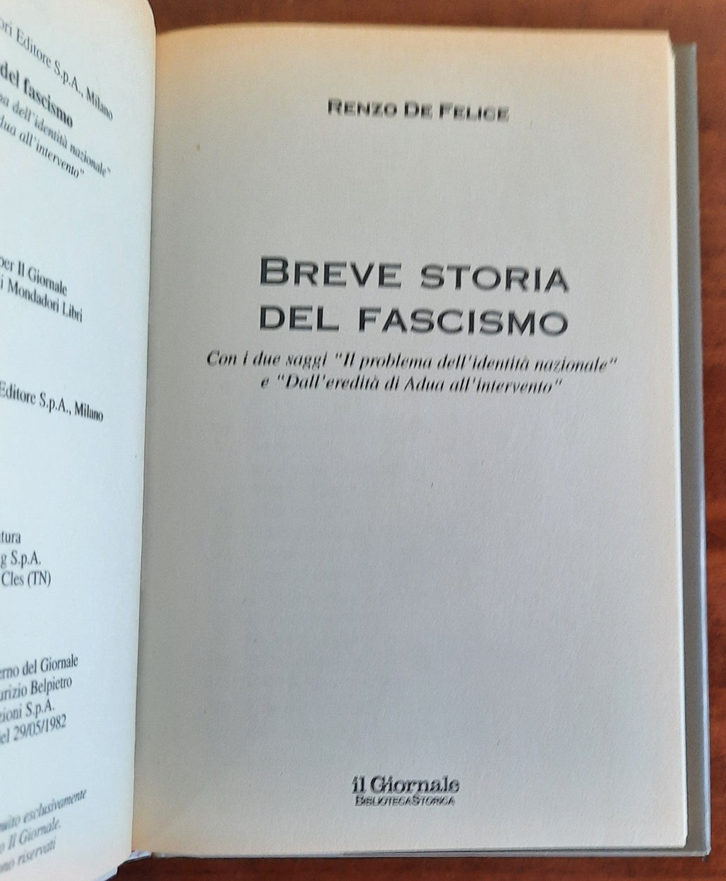 Breve storia del fascismo - Libreria Biellese