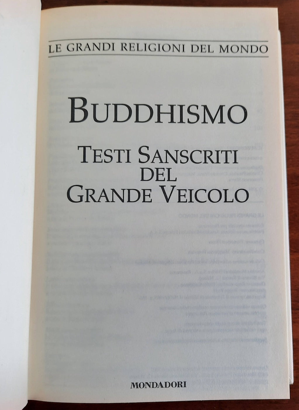 Buddhismo. Testi sanscriti del Grande Veicolo - Libreria Biellese