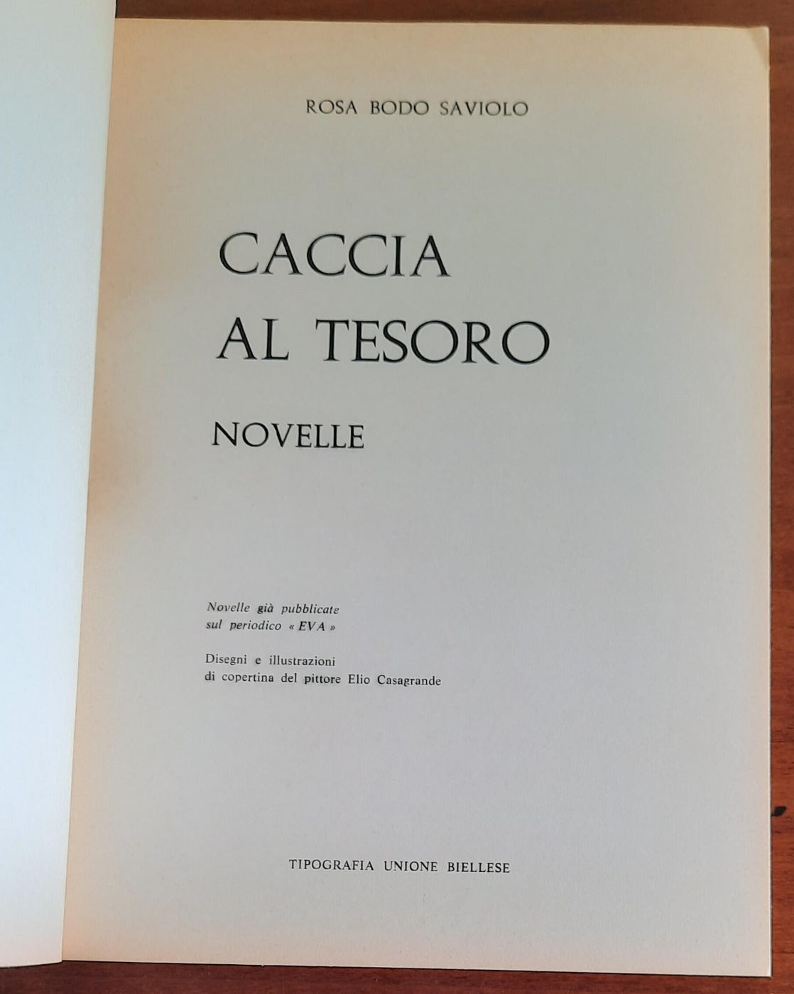 Caccia al tesoro. Novelle