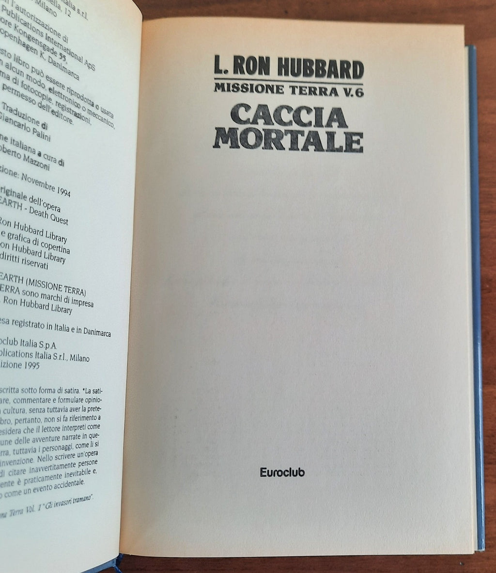 Caccia mortale - Euroclub - Libreria Biellese