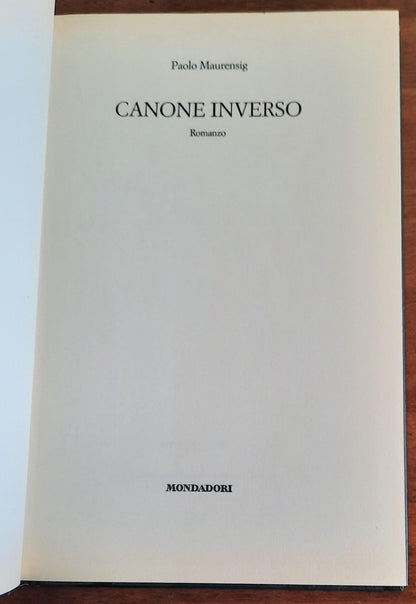 Canone inverso - Mondadori - 1996