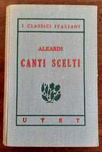 Canti scelti - Aleardo Aleardi - Libreria Biellese