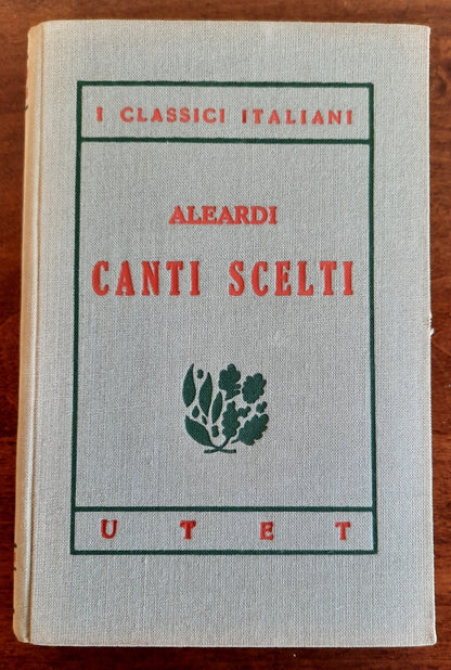 Canti scelti - Aleardo Aleardi