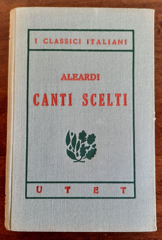 Canti scelti - Aleardo Aleardi