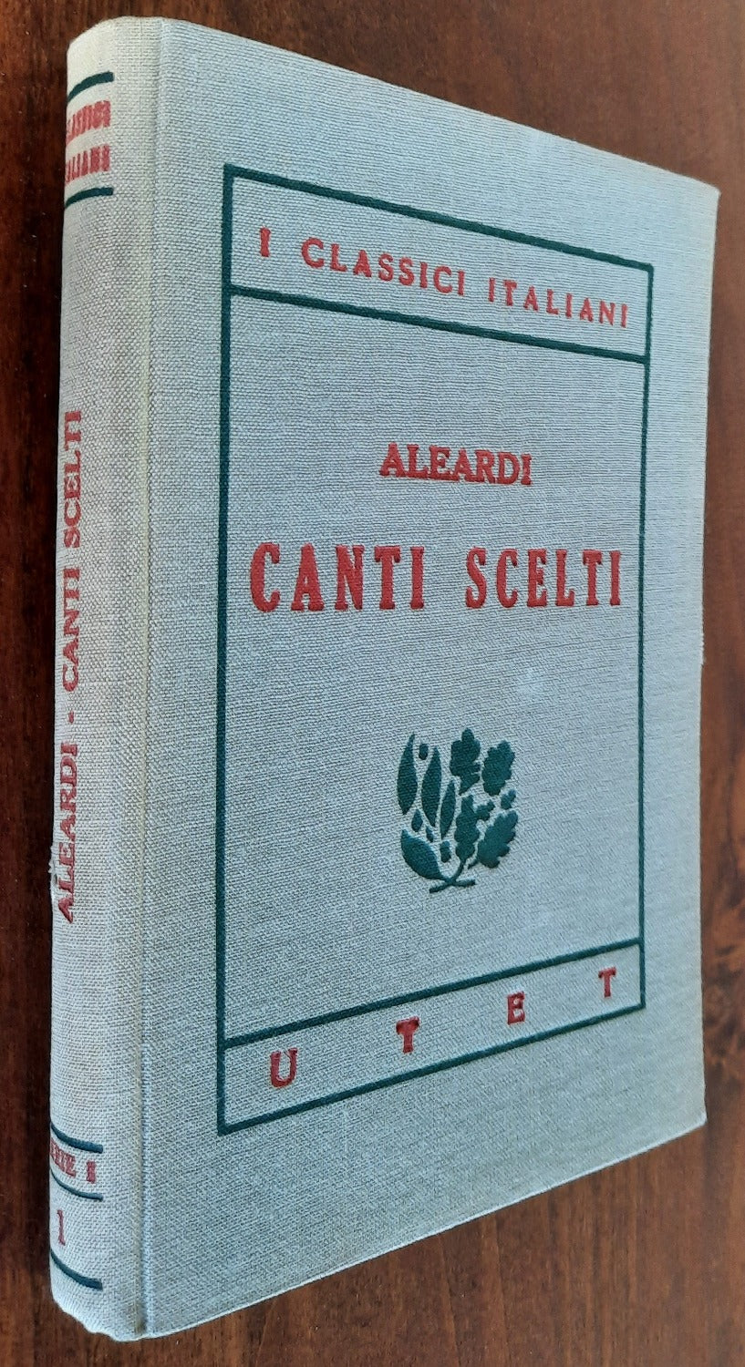 Canti scelti - Aleardo Aleardi - Libreria Biellese
