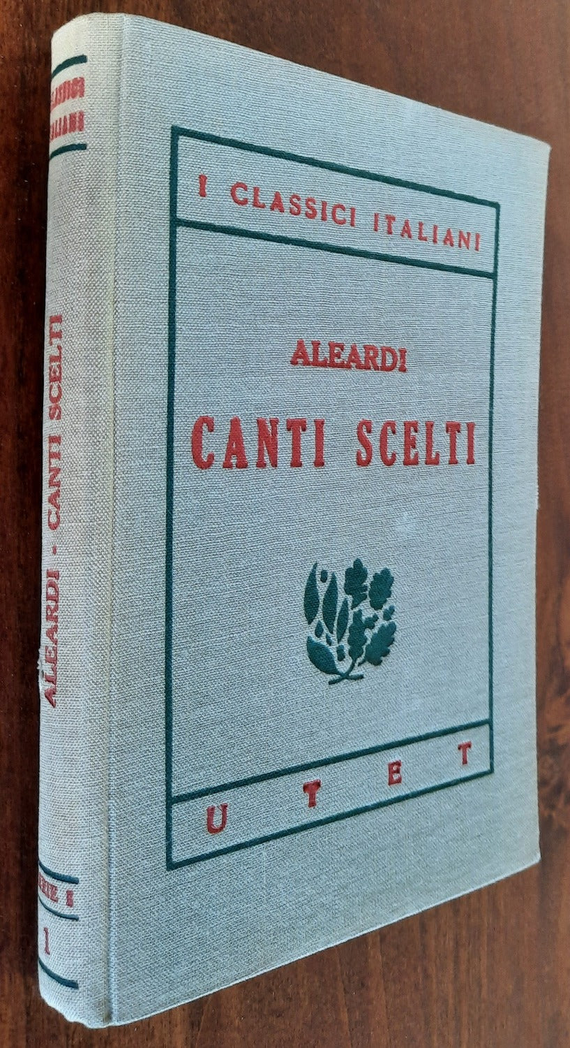 Canti scelti - Aleardo Aleardi