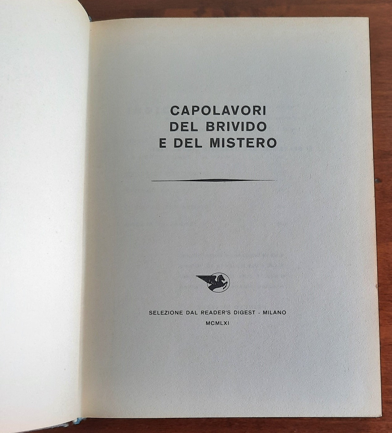 Capolavori del Brivido e del Mistero