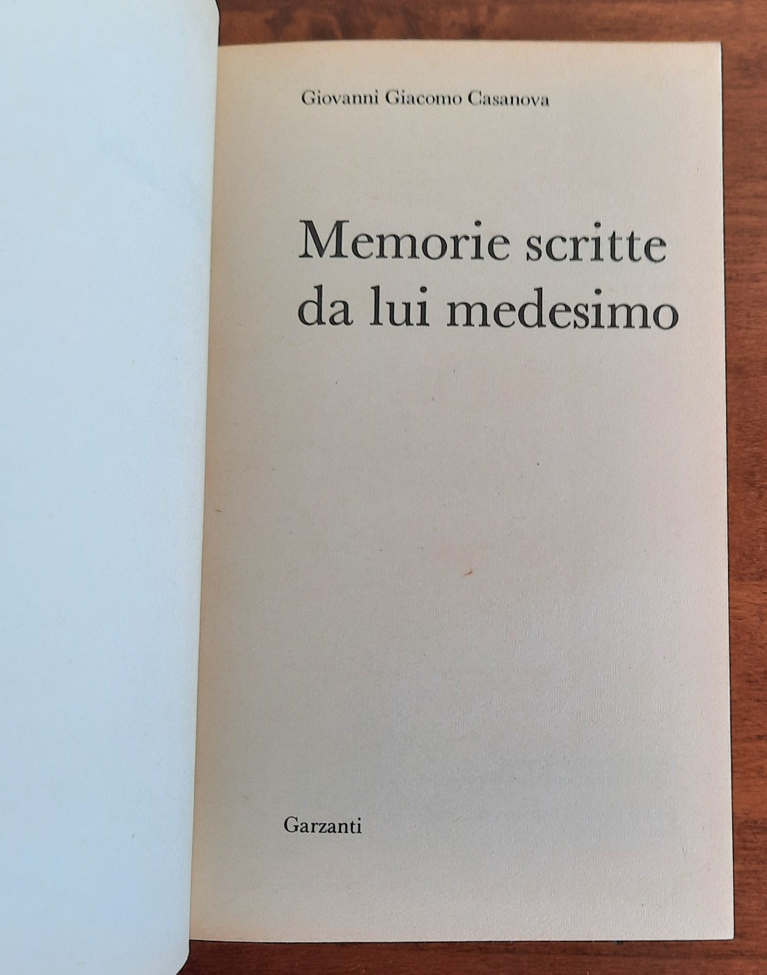 Casanova. Memorie scritte da lui medesimo - Libreria Biellese
