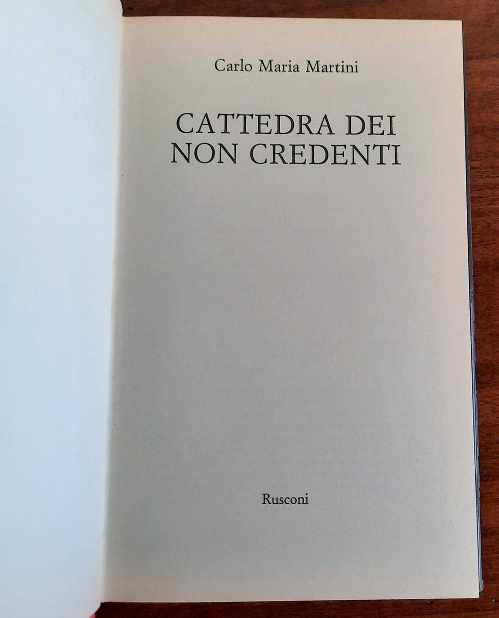 Cattedra dei non credenti - Libreria Biellese