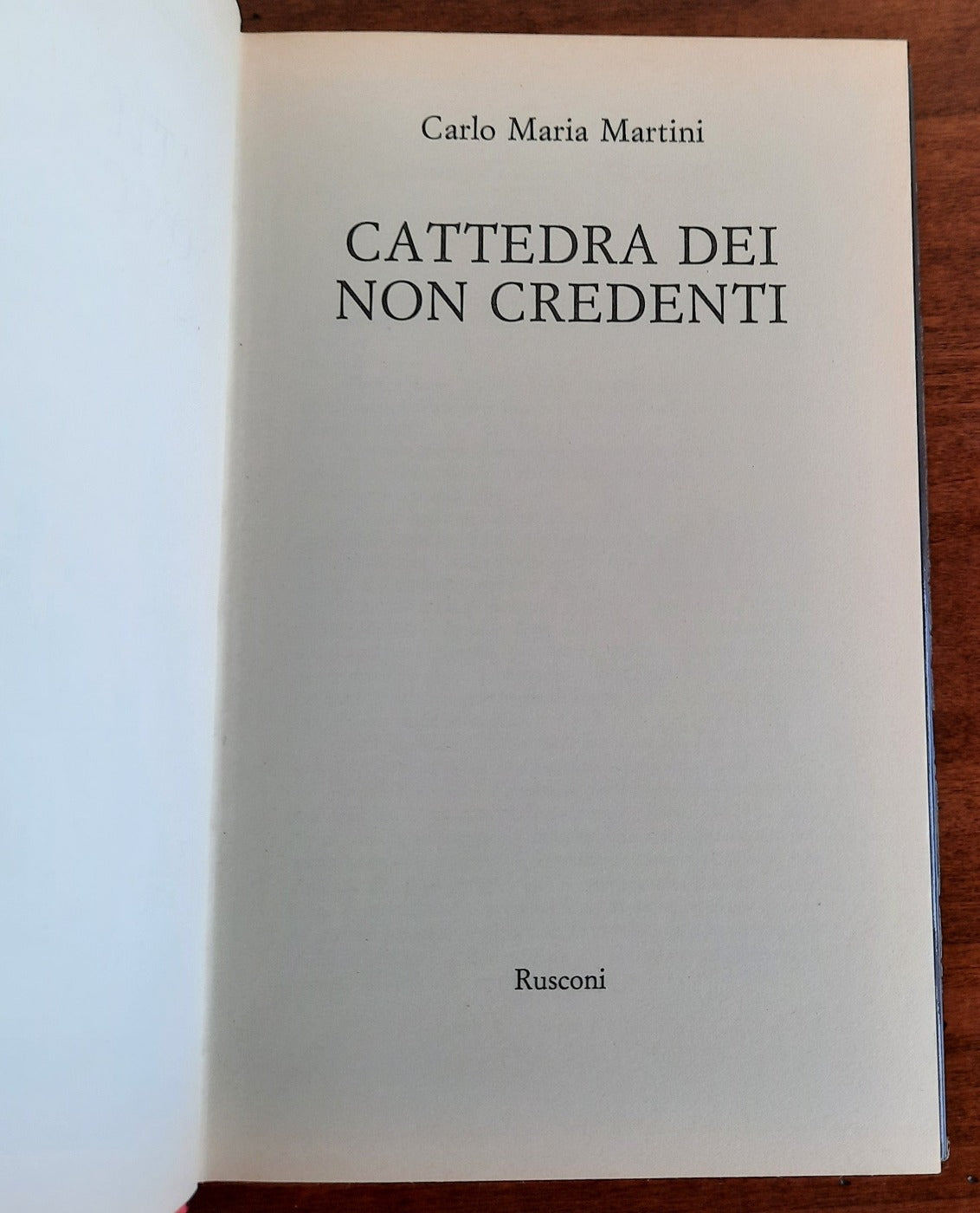 Cattedra dei non credenti - Libreria Biellese