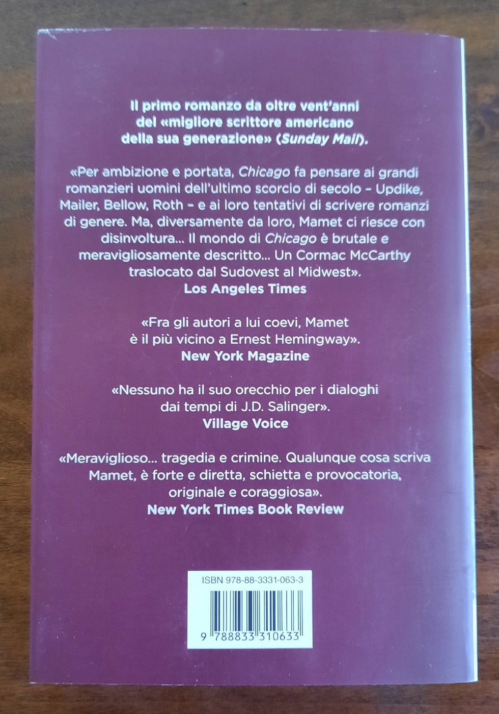 Chicago - David Mamet - Libreria Biellese
