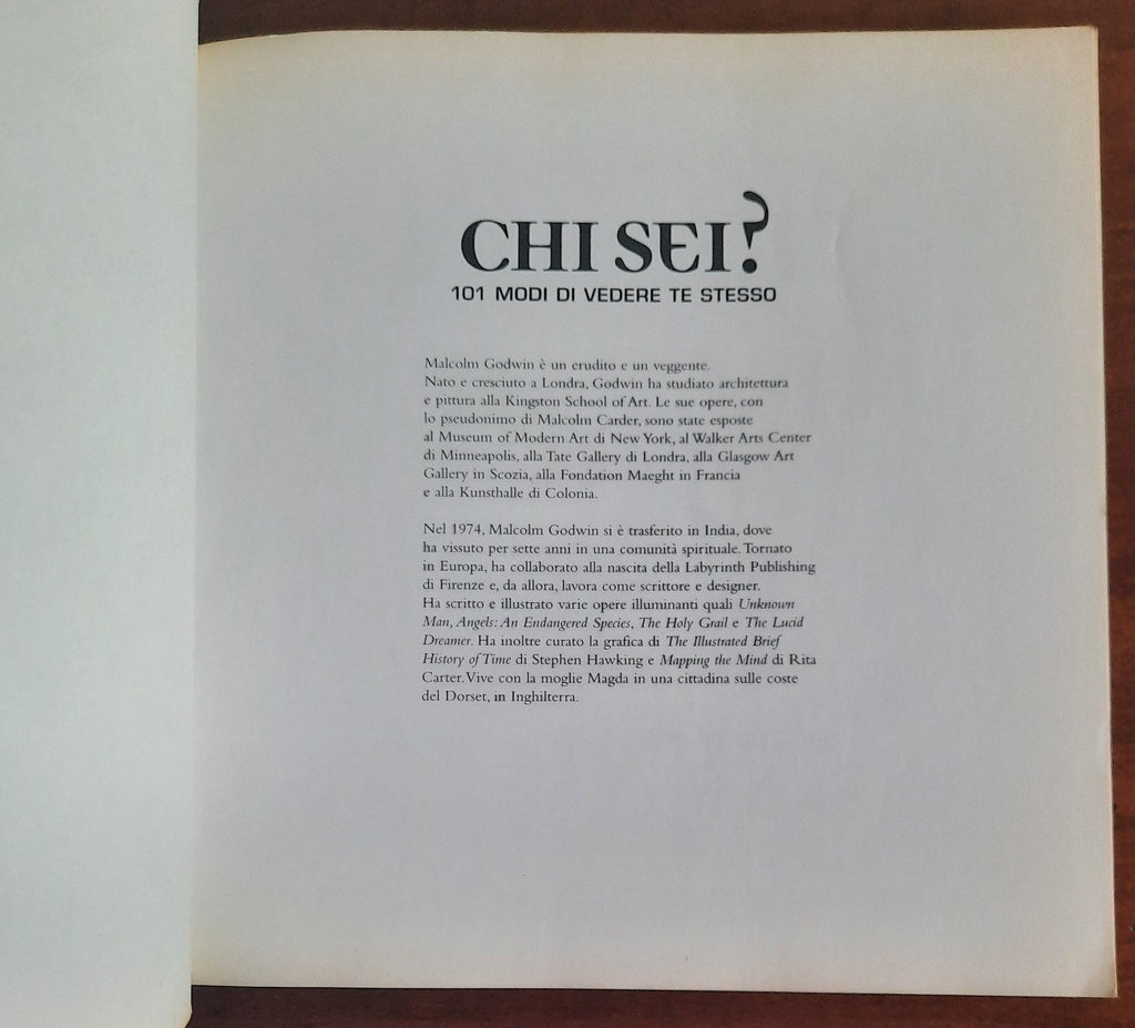Chi sei ? 101 modi di vedere te stesso. Scoprire la propria identità nascosta - Libreria Biellese