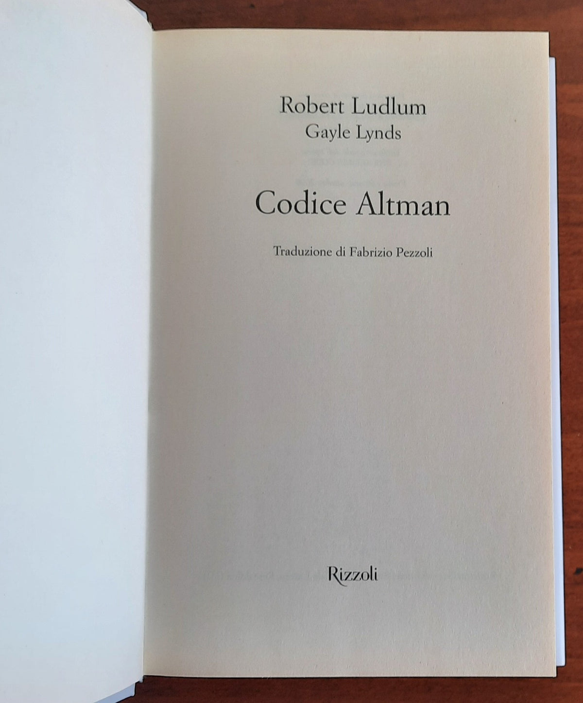 Codice Altman - Libreria Biellese