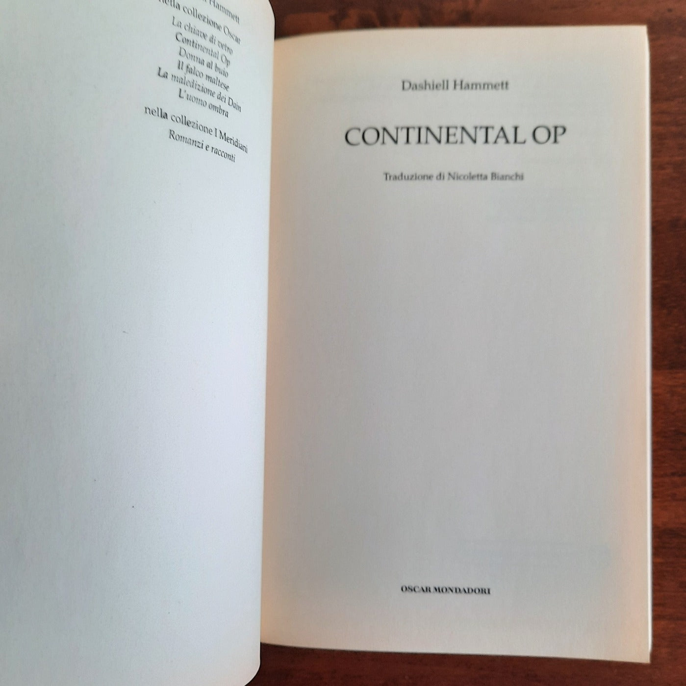 Continental Op - Mondadori