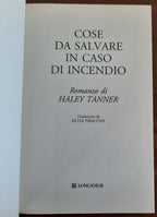 Cose da salvare in caso di incendio - Libreria Biellese