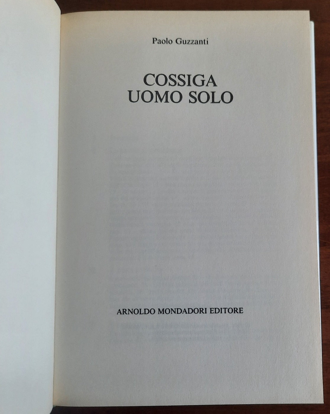 Cossiga uomo solo - Libreria Biellese