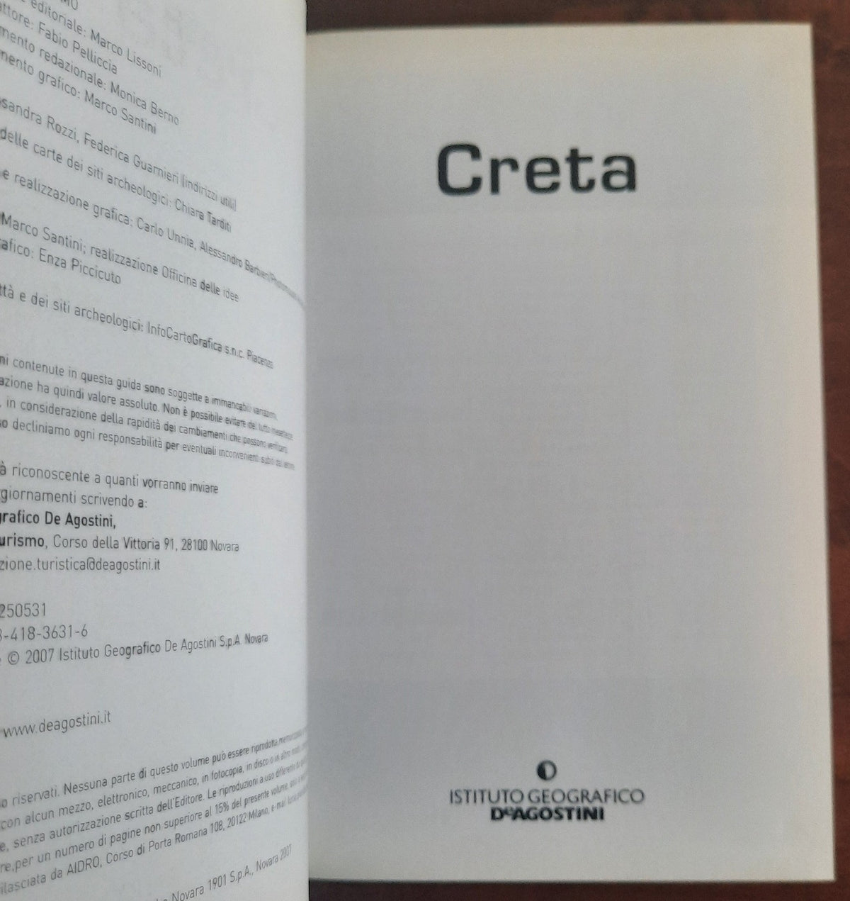 Creta - De Agostini - 2007 - Libreria Biellese