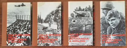 Dalle spiagge della Normandia a Berlino - 4 volumetti - Ed. Ferni - 1974