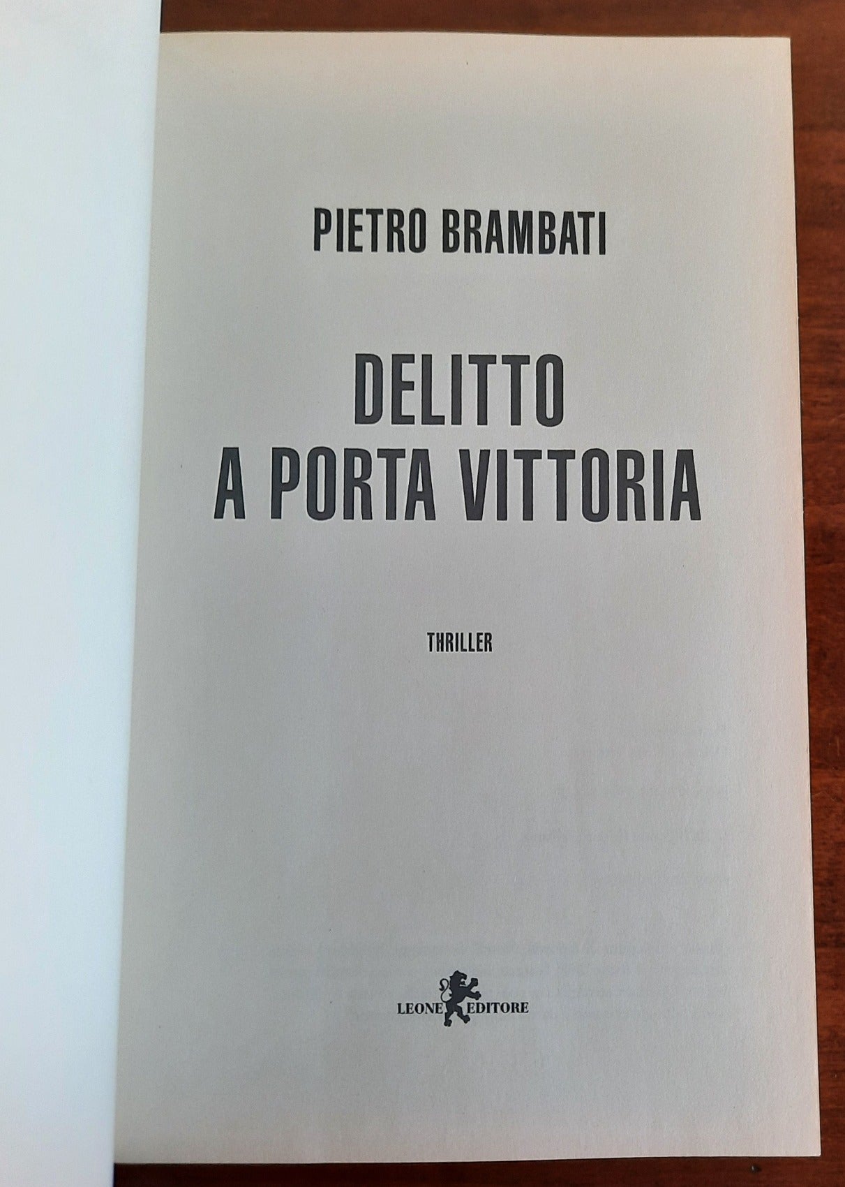 Delitto a Porta Vittoria - Libreria Biellese